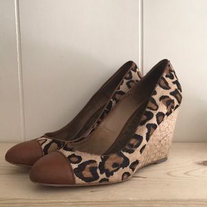 Sam edelman leopard wedges